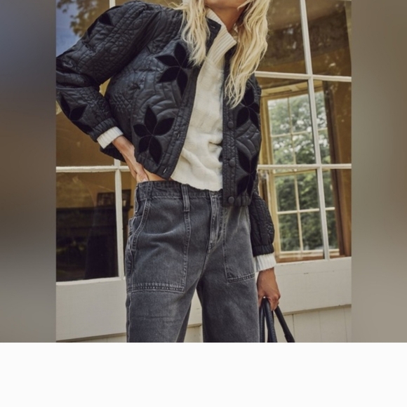 Free People Quinn Quilted Jacket Size L NWOT - Picture 5 of 10